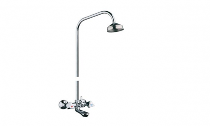 Mixer Stand Shower with Rail Classic