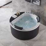 Bathtub Jacuzzi Acrylic Round 180x64 Q430B
