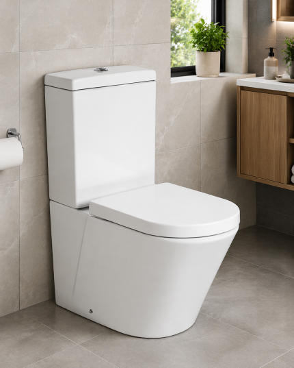 Rimless Vortex Flushing Ceramic Toilet CT1088