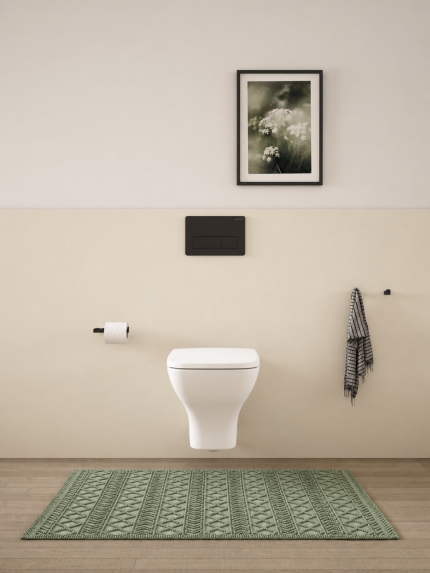 WC Toilet Wall Hung POP SQUARE Sanitana