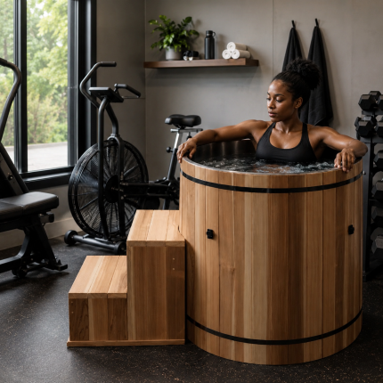Dynamic Cold Therapy PVC Barrel Cold Plunge Tub